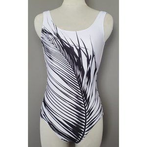 Coconut Tree Branch One Piece Swimsuit